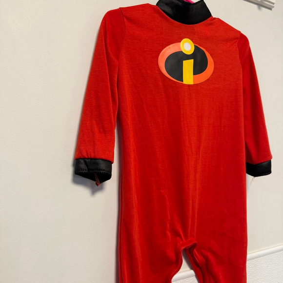 Disney Baby The Incredibles Red & Black Superhero Costume Pixar 12-18 months - Picture 4 of 14